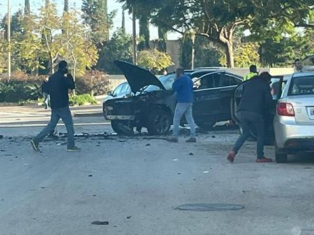 اصابة ام وابنتها بانفجار سيارة في رحوفوت